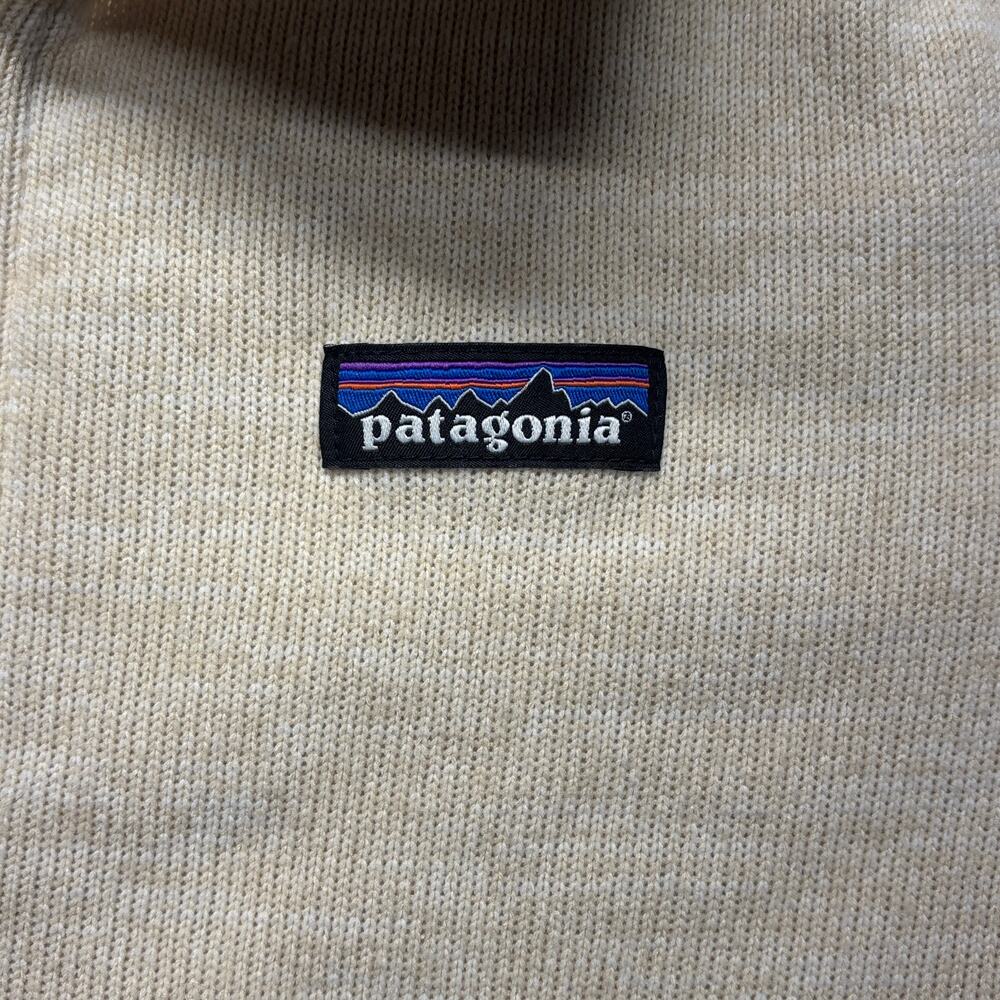 Patagonia Better Sweater Jacket Medium Women Beige 1/4 Zip Fleece Hiking 25618 - Picture 4 of 11